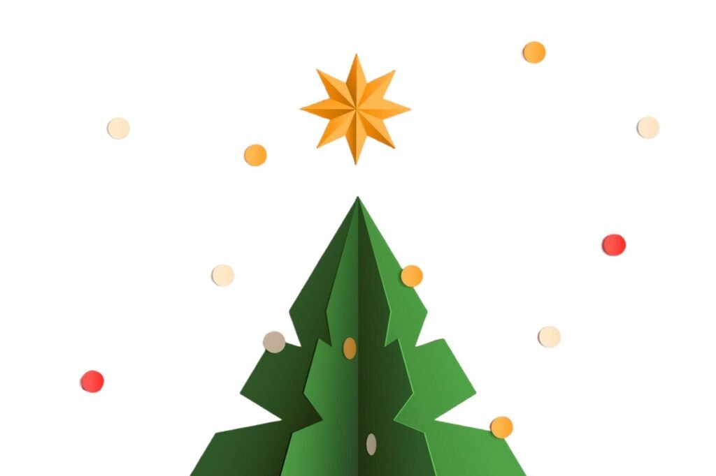 Fold Paper Christmas Stars